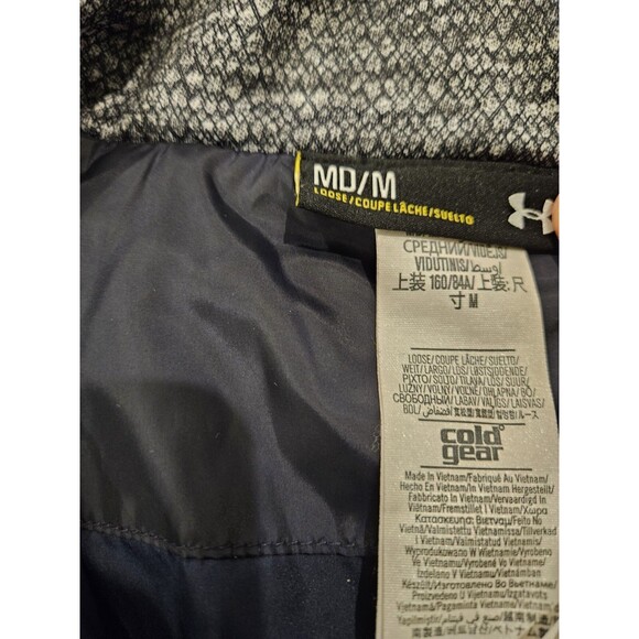 Under Armour Women Medium Blue Storm1 Cold Gear Full-zip Puffer Vest - Picture 3 of 9